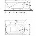 Ванная KOLO COMFORT акриловая прямоугольная 150х75 см. XWP3050000